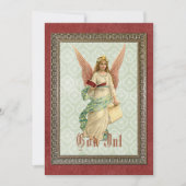 Gegroet voor aangepaste Antieke Feestdagenkaart (Voorkant)