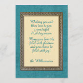 Gegroet voor aangepaste  Antieke Feestdagenkaart (Achterkant)