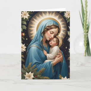 Gegroetse Maagd Maria Traditioneel Katholiek Feestdagen Kaart