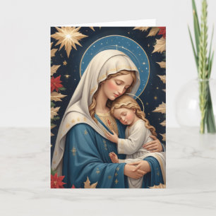 Gegroetse Maagd Maria Traditioneel Katholiek Feestdagen Kaart