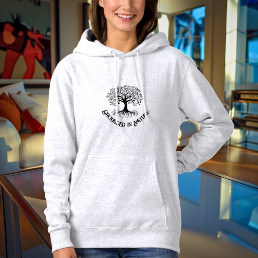Gegrond in de Natuur Tree of Life - Natural Mindfu Hoodie