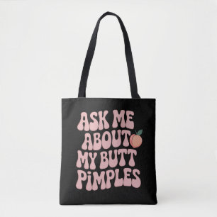 Gegrond Komisch Ongepast Bultjes Op De Billen Meme Tote Bag