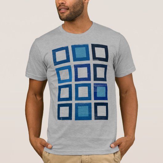 Gegummerde volgorde t-shirt (Voorkant)