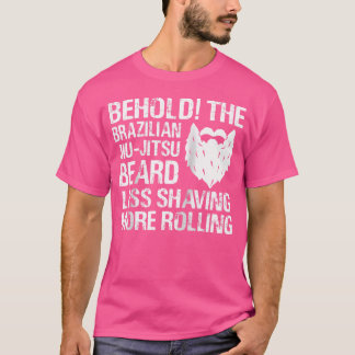 Gegymde Vechtkunst Braziliaans Jiu Jitsu Baard 	 B T-shirt