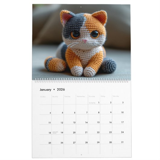 Gehaakte Critters: Editie één Kalender (Jan 2026)