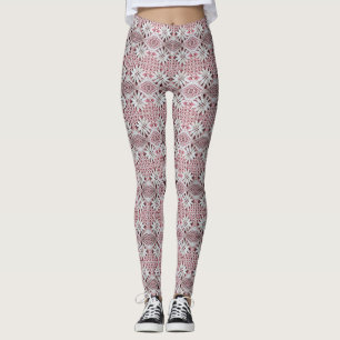  gehaakte Daisy Lace Print Leggings