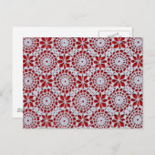 Gehaakte design briefkaart (Voorkant / Achterkant)