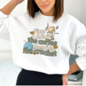 Gehaakte en Coffee Lover Sweatshirt