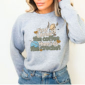 Gehaakte en Coffee Lover Sweatshirt