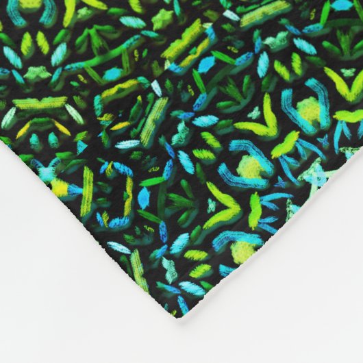 Gehaakte en Macrame Patroon Fleece Deken (Hoek)