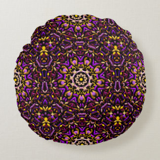 Gehaakte en Macrame Patroon Rond Kussen