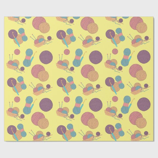 Gehaakte & gebreide garen inpakpapier (Vlak)