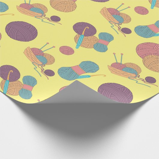 Gehaakte & gebreide garen inpakpapier (Hoek)