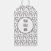 Gehaakte haken + Uw Logo Cadeaulabel (Voorkant)