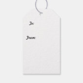 Gehaakte haken + Uw Logo Cadeaulabel (Achterkant)
