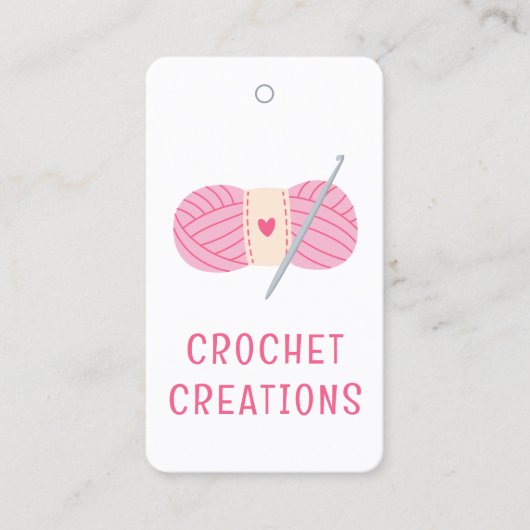 Gehaakte kleding Labels Prijs Labels Small Busines (Voorkant)