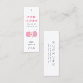 Gehaakte kleding Labels Small Business Prijs Label