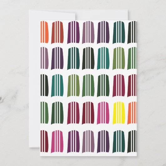 Gehaakte Kleurrijke Breien Garen Gehaakte Partij Kaart (Achterkant)