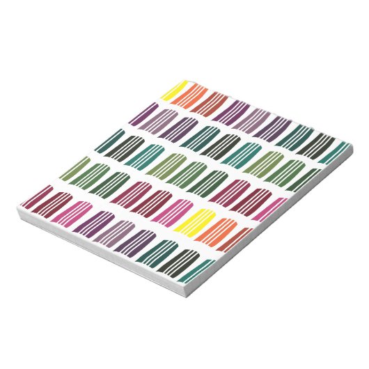 Gehaakte Kleurrijke Breien Garen Patroon Gehaakte Notitieblok (Linkerzijde)