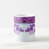 Gehaakte Lila Bloemen Koffie Mok (Center)