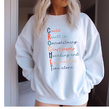 Gehaakte Lover Acrostic Sweatshirt
