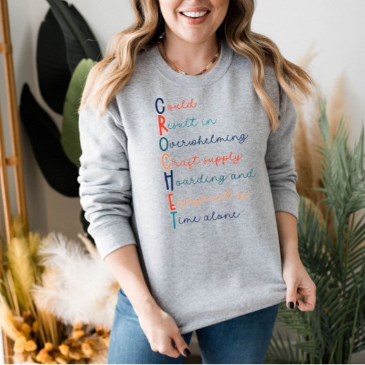 Gehaakte Lover Acrostic Sweatshirt