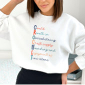 Gehaakte Lover Acrostic Sweatshirt