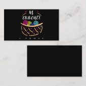 Gehaakte Lover| Colour Crochet I Trust Visitekaartje (Voorkant / Achterkant)