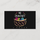 Gehaakte Lover| Colour Crochet I Trust Visitekaartje (Voorkant)