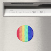 Gehaakte regenboogmagneet magneet (Insitu (Vaatwasser))
