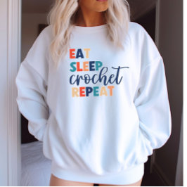 Gehaakte Sweatshirt Gift voor Crocheter