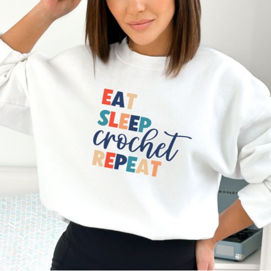Gehaakte Sweatshirt Gift voor Crocheter
