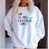 Gehaakte Sweatshirt Gift voor Crocheter