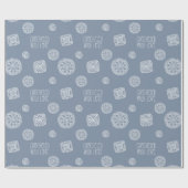 Gehaakte tekst met opvulpapier voor liefdespatroon cadeaupapier (Vlak)