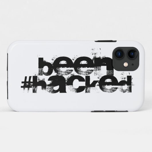 Gehackt Case-Mate iPhone Case (Achterkant (horizontaal))