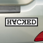 Gehackte Bumpersticker (Op auto)