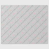 Gehackte code cadeaupapier (Vlak)