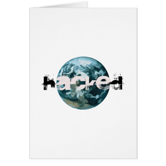 Gehackte planeet Aarde (Voorkant)