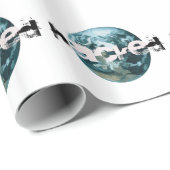 Gehackte planeet Aarde Cadeaupapier (Rol Hoek)