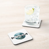 Gehackte planeet Aarde Drankjes Onderzetter (Rechterzijde)
