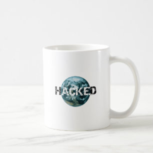 Gehackte planeet Aarde Koffiemok