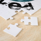 Gehackte planeet Aarde Legpuzzel (Zijkant)