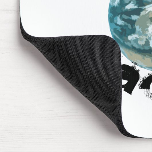 Gehackte planeet Aarde Muismat (Hoek)