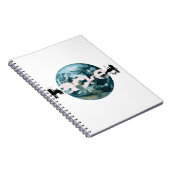 Gehackte planeet Aarde Notitieboek (Rechterzijde)