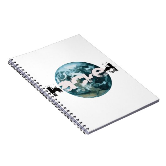 Gehackte planeet Aarde Notitieboek (Rechterzijde)