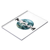 Gehackte planeet Aarde Notitieboek (Linkerzijde)