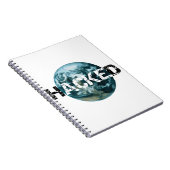 Gehackte planeet Aarde Notitieboek (Rechterzijde)
