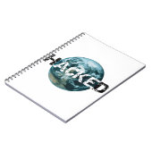 Gehackte planeet Aarde Notitieboek (Linkerzijde)