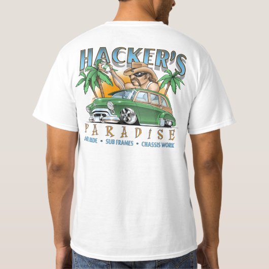 Gehackte T-shirt (Achterkant)