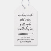 Gehäkelt met liefde cadeaulabel (Achterkant)